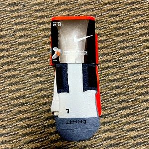Nike: Men's Pro Dri-Fit Training Crew Socks White XL Size 8.5-11